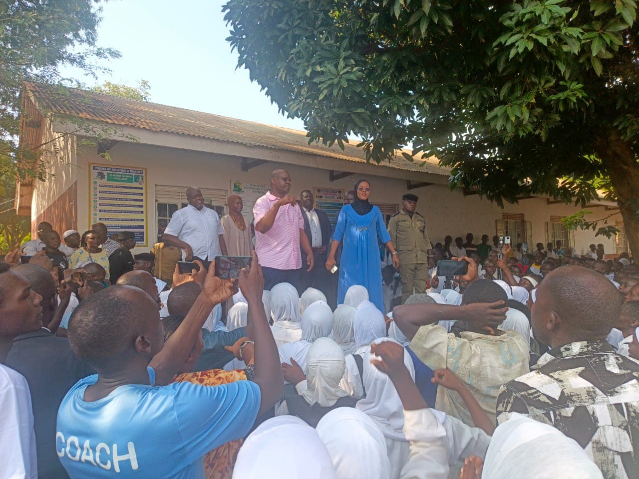 The Minister, Hon. Balaam, conducted an inspection visit to Mbale High School, the Nakaloke–Namanyi Road, and Nakaloke Secondary School to assess compliance with government directives and review ongoing development projects.