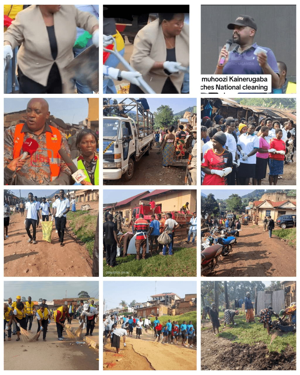 UGANDA STANDS STILL FOR CLEANLINESS AS KANUNGU JOINS FIRST NATIONAL CLEANING DAY