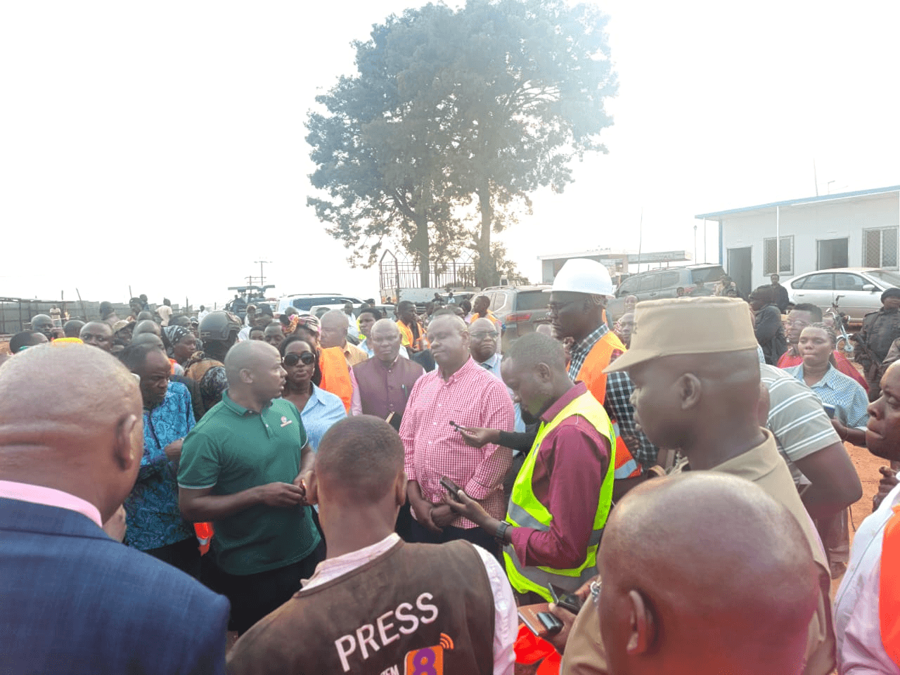 Ministers Express Concern Over Slow Progress at Masaka City Stadium Construction