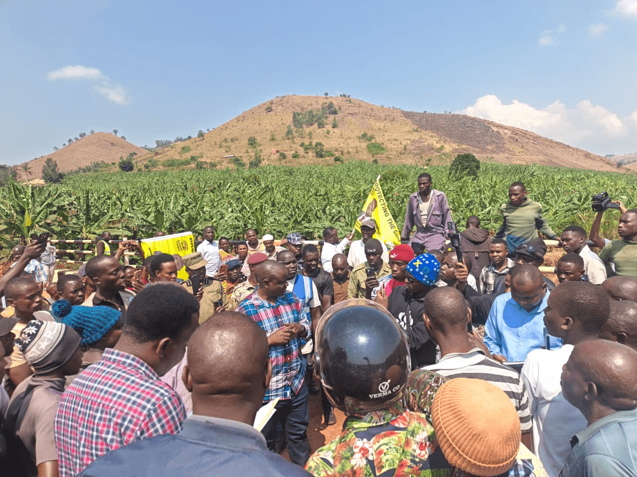 Hon. Balaam Inspects Shuro Bridge, Finds It in Good Condition