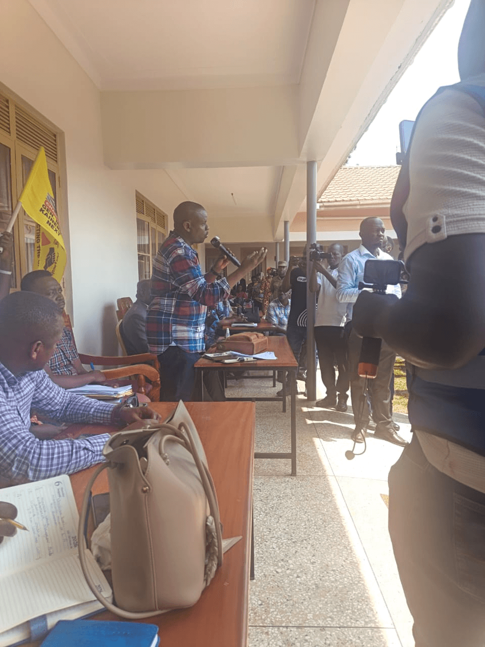 Hon. Balaam Engages Women Market Vendors in Isingiro