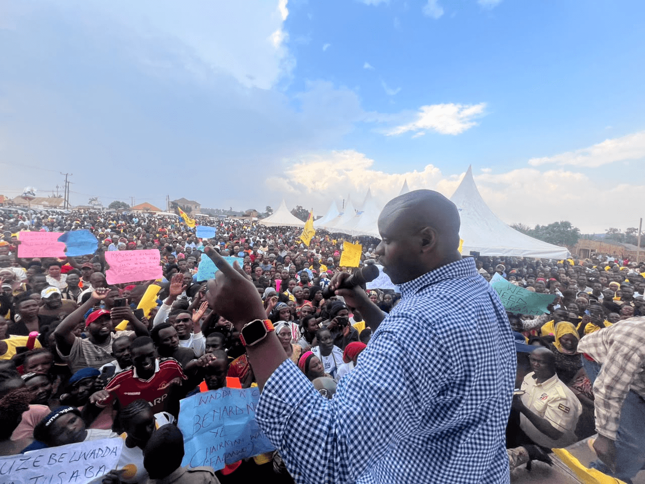 Hon. Balaam in Buwambo Parish, Nansana for PDM Assessment