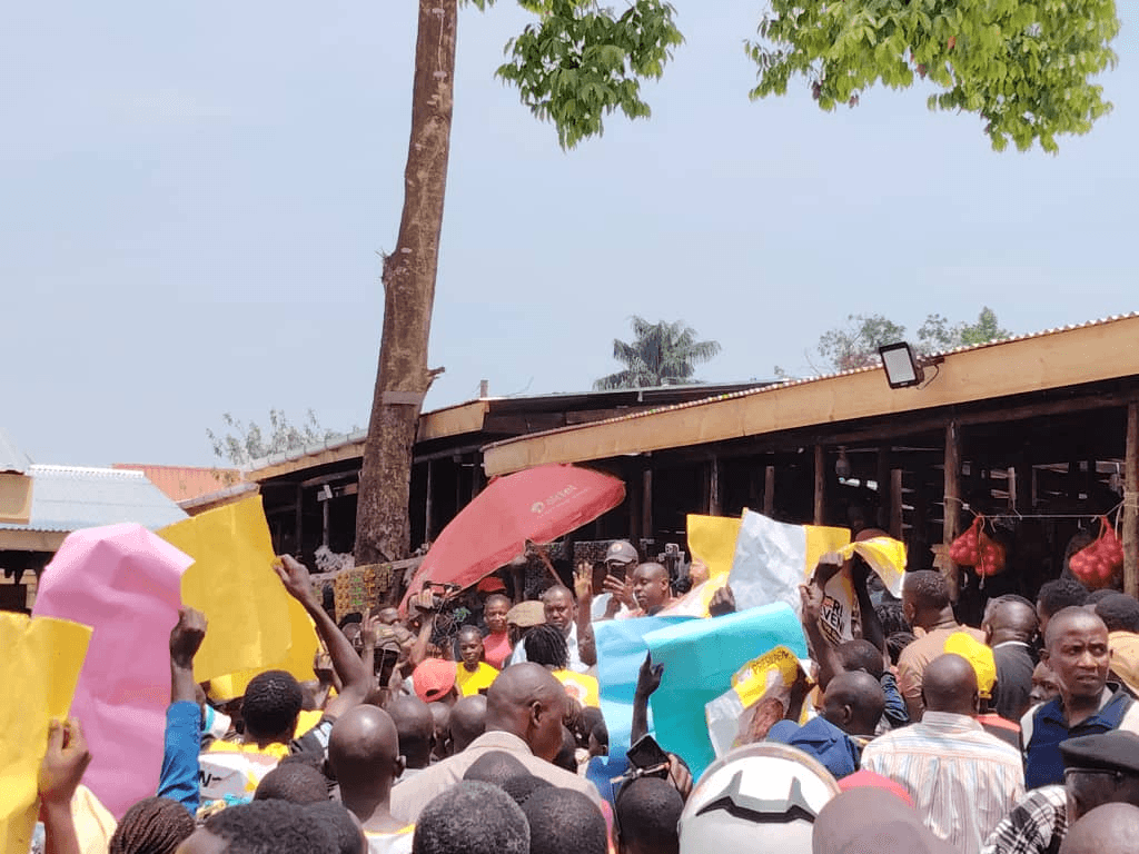 HON. BALAAM MEETS RESIDENTS AND MARKET VENDORS IN KASIMBILI CENTRAL AND WAKISO CENTRAL MARKET