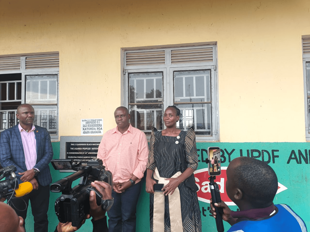 Hon. Balaam Commits to Improving Learning Conditions at Kajuna Church of Uganda Primary School