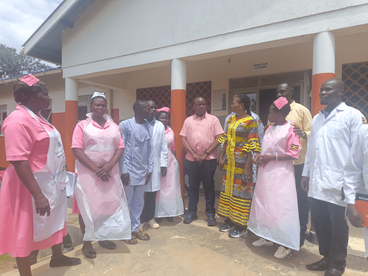 Hon. Balaam Commends Curube Health Centre III in Maracha, Interacts with Patients and Medical Personnel