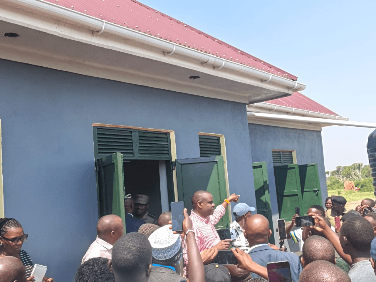 Minister Balaam Inspects Hamukungu Secondary School Kitchen Project as Anti-Corruption Unit Arrests Officer Over LoCAL Funds